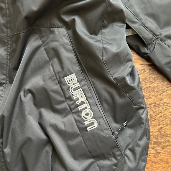 Burton mens snowboarding ski winter black jacket size Medium M - Picture 7 of 11